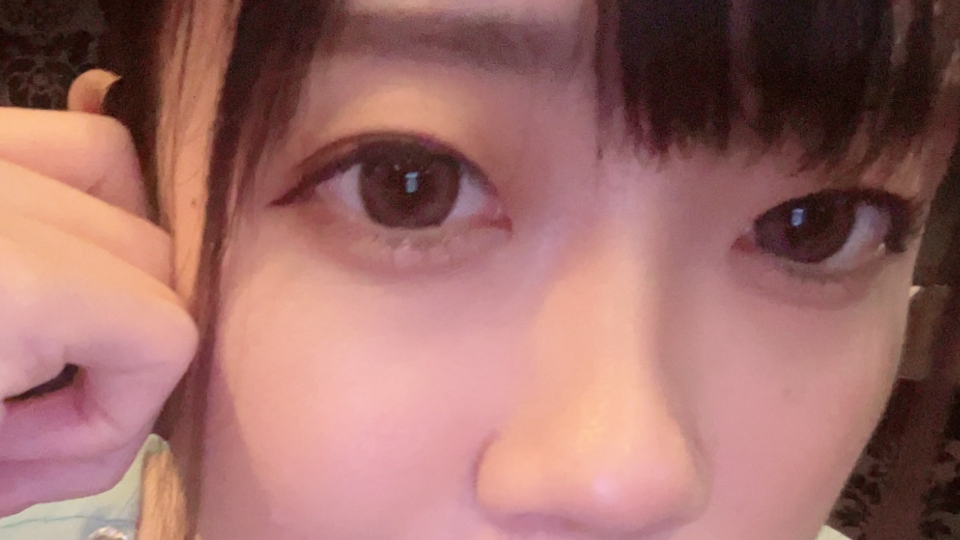 コンタクトが付けられず😿目が悪い私にとっては死活問題💦