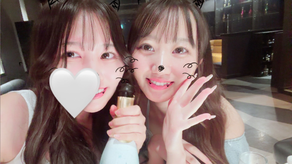 昨日のなぎとの酔っ払いショット📸