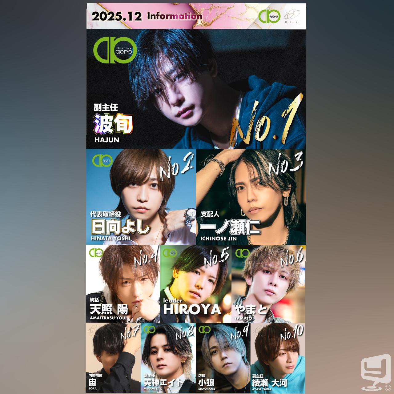 今日の一枚 カッコイイ destiny-acro- ホスト